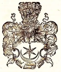 Leliwa in the armorial of Okolski, 1641