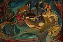 Female Nude – Butterflies, c.1920