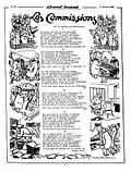Les Commissions, Written by Jacques Ferny and illustrated by Jacques Roussau Texte, 17 January 1920