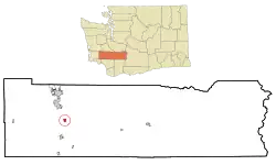 Location of Napavine, Washington