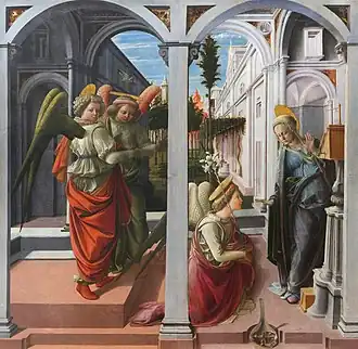 Fra Filippo Lippi, Martelli Annunciation, c. 1445