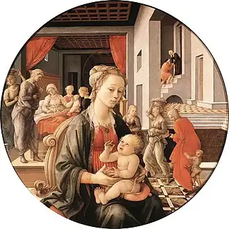 Filippo Lippi Bartolini Tondo. Diameter 135&nbsp;cm