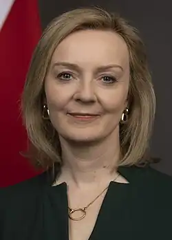 Liz Truss, British politician and former prime minister of the United Kingdom