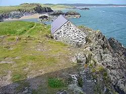 View towards the mainland