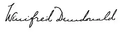 Winifred Cochrane's signature