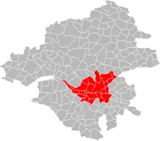 Location within the Loire-Atlantique department