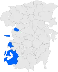 Map showing location within Berguedà