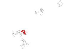 Location within Riau Islands