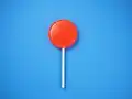 Orange lollipop