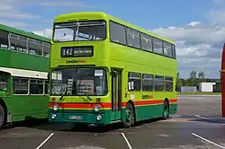 Londonlinks bus AN264 (KPJ 264W) at the 2012 North Weald Bus Rally, photographed on 1 July 2012