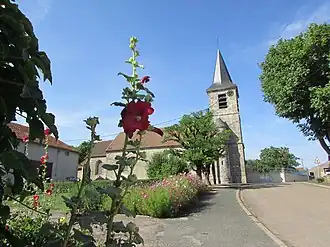 The church in Longchamp
