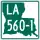 Louisiana Highway 560-1 marker