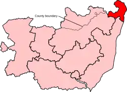 Location of Lowestoft Constituency in Suffolk following the 2023 Boundary Review