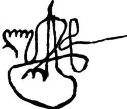 Luarsab II's signature