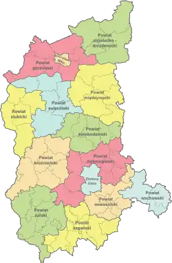 Division into counties