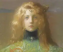 Jeune Fille De Face, 1899 painting