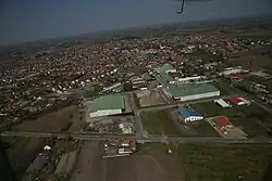 Aerial view of Mórahalom