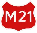 M21 highway shield}}
