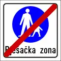 III-79 End of pedestrian zone