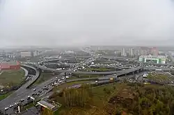 An interchange with Moscow Ring Road.