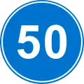 Minimum speed limit