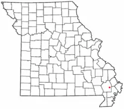Location of Grayridge in Missouri
