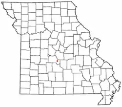 Location of Montreal in Missouri