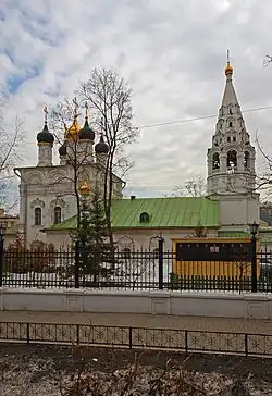Church of the Transfiguration on the Sand in Moscow (photo of 2011)