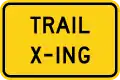 W11-15P Trail x-ing (plaque)[d]