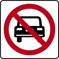 SR-36: Motor vehicles prohibited
