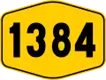 Federal Route 1384 shield
