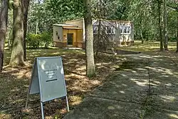Commandant's bungalow near the south entrance