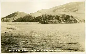 A photo of Mackay Reservoir taken circa 1920