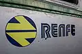 The Renfe trains displayed this logo from 1972 until 1989.