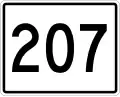 State Route 207 marker