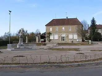 The town hall in Frangy-en-Bresse