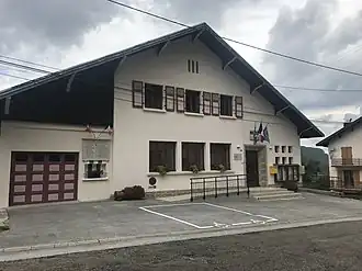 The town hall in Coyrière
