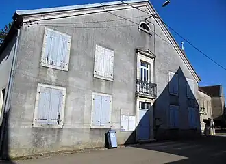 The town hall in Montmirey-la-Ville