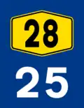 Kilometre markers for federal roads, usually found on non-tolled highways