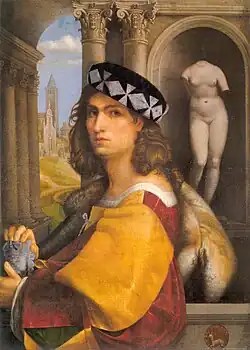 Domenico Capriolo. Man in a Fur