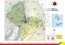 Official map of the Administrative post