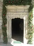 Entrance in Râșca Monastery