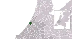 Location of Katwijk