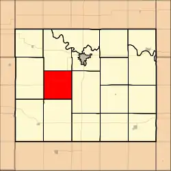 Location in Cloud County