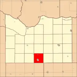 Location in Knox County