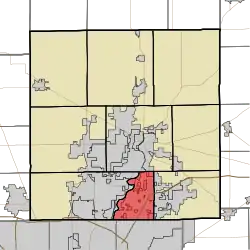 Location in Hamilton County