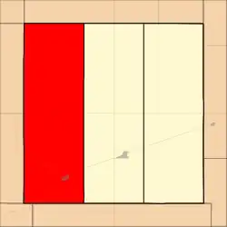 Location in Haskell County