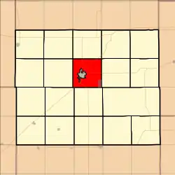 Location in Ellsworth County