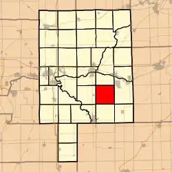 Location in LaSalle County