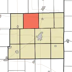 Location in Jay County